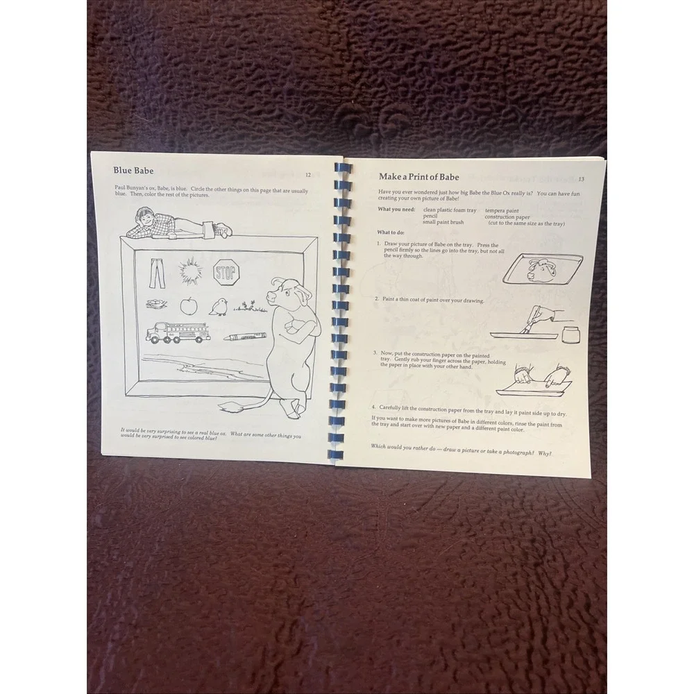 Olympia Odette Presents My Think 'n' Do‎ Adventure Book 1990 Spiral Bound New